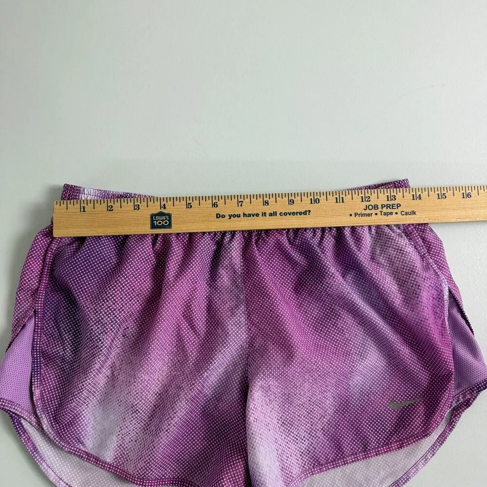Nike Women's Modern Tempo Purple Dri-Fit Athletic Running Shorts Size S Small